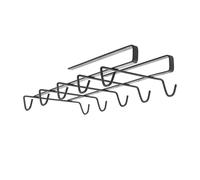 Metaltex Cup Holder, Iron Wire, Black, 14 x 28 x 6 cm