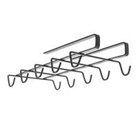Metaltex Cup Holder, Iron Wire, Black, 14 x 28 x 6 cm