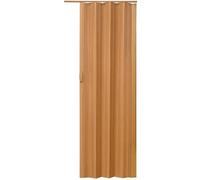 PORTE COULISSANTE D'INTERIEUR - TECTAKE - Porte Pliante pour Intérieur en PVC 80 cm X 203 cm Bois/ Noyer