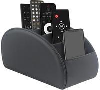 Porte-Télécommande Avec 5 Poches, Grand Support Pour Tv, Dvd, Clé 4K Et Télécommandes Bluray, Rangement Pour Crayons, L Et Noir