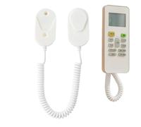 Porte-Télécommande Magnétique - Support pour Télécommande TV avec Câble à Ressort Rétractable | Support Anti-Perte pour Manette Fixation Murale Maison Chambre Camping-Car