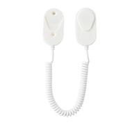 Porte-Télécommande Magnétique - Support pour Télécommande TV avec Câble à Ressort Rétractable - Support Anti-Perte pour Manette Fixation Murale Maison Chambre Camping-Car