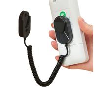 Porte-Télécommande Magnétique - Support pour Télécommande TV avec Câble à Ressort Rétractable | Support Anti-Perte pour Manette Fixation Murale Maison Chambre Camping-Car