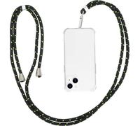 Porte-Téléphone Cordon, Adapté Pour Tous Les Smartphones Avec 1 Patch Universel, Sangle De Téléphone, Chaîne De Téléphone Pour Tous Les Étuis De Téléphone Standard, Noir Vert