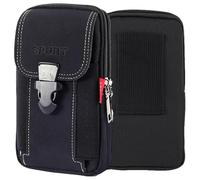 Porte-téléphone de Ceinture, Pochette Transport pour téléphone, Blocage l'étui téléphone Portable Smartphone, étui Poche Porte-Cartes avec Clip Ceinture l'extérieur