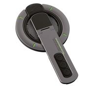 Porte-téléphone magnétique avec anneau,support réglable avec rotation à trois cent soixante degrés | support réglable rotatif à trois cent soixante degrés double face solide pour bureau de voiture mur