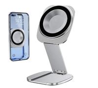 Porte-Téléphone Magnétique | Support Pliable et Portable pour Téléphone | Support Rotatif Pour Selfie De Bureau,Pour Maison Extérieur Voiture Golf Femmes Hommes Gym Selfie Camion Voyage Bureau