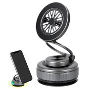 Porte-téléphone Magnétique - Téléphone Stand pour La Conduite Mains Libres | Rotation À 360 Degrés avec Une Forte Base D'aspiration, Un Berceau De Support Compact pour La Navigation par Évent De Brio