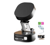 Porte-Téléphone Magnétique Voiture,Support Voiture Magnétique pour Smartphone - Support Rotatif 360° Pliable pour Smartphone et Tableau de Bord Pare-Brise Fenêtre Véhicule Conduite