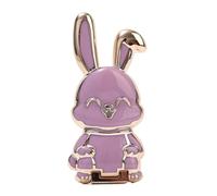 Porte-téléphone portable pliable en forme de lapin - porte-téléphone portable multifonctionnel en forme de lapin, support pliable type collage avec boucle paresseuse pour les téléphones