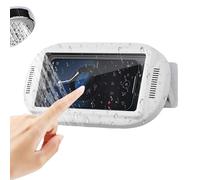 Porte-Téléphone Pour Douche - Étui Anti-Buée Avec Haut-Parleur Montage Murale | Housse Téléphone Pour La Douche Montée Sur Mur - Maison Appartement Dortoir Salle De Sport Appel Audio Musique