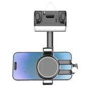 Porte-Téléphone pour Rétroviseur Auto - Attache Smartphone Auto à Rotation 360°,Monture de Téléphone pour Véhicule - pour Camion Berline VUS Conducteurs Utilisateurs GPS Voyages Autoroute Voyageurs
