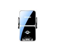 Porte Téléphone Voiture pour Mazda CX-4 2016-2019 7-inch Screen Base, Compatible avec Smartphone Support Téléphone Voiture,Silver Wireless Charging Retractable Magnetic Head