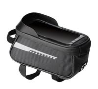 Porte-téléphonie à vélo, pochette de guidon, accès à écran tactile, correspond aux téléphones jusqu'à 6,8 pouces, fermeture à glissière bidirectionnelle, conception anti-éclat, étanche avec couverture
