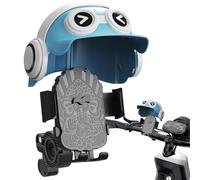 Porte-téléphonie cellulaire, support de téléphone à vélo de guidon, capuchon de casque de 5,12 pouces de large, GPS Navigation Entertainment Stand pour le vélo, les cyclistes qui apprécient la sécurit
