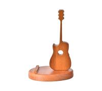 Porte-téléphonie de guitare - quai de cellule de bureau en bois, support mobile sur le thème de l'instrument pour l'affichage de la salle de musique | Créative Smartphone Mount Table Cadeau Décor Musi
