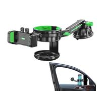 Porte-téléphonie de voiture, support de coupe de téléphone portable - Porte-boissons à bas de silicone multi-fonctionnalités non glissées | Berceau de montage de tasse à vent réglable, accessoires int
