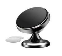 Porte-téléphonie magnétique - Support universel de voiture Magnétique, exposant en smartphone rotatif | Avec fixation du système de tableau de bord fenêtre pare-brise intérieure de navigation de navig