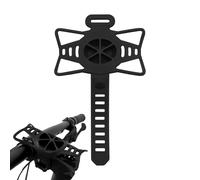 Porte-téléphonie pour vélo, support de téléphone à moto | Support de guidon à vélo élastique en silicone étanche - Porte-téléphonie de téléphone scooter rotatif à 360 degrés pour les appareils 4,7-7.2