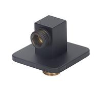 Porte-tête de douche Installation dissimulée étanche monture murale réglable pour les accessoires (Noir)