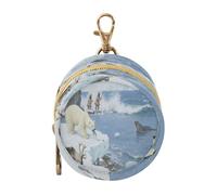 Porte-tétine de voyage amusant avec fermeture éclair et clip pour argent liquide, pingouin, nouveau-né Essentials estuche para chupones de