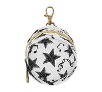 Porte-tétine de voyage étoile blanche avec fermeture éclair et clip porte-monnaie, articles neutres pour bébé estuche para Bebes