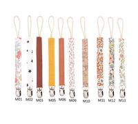Porte-Tétine En Coton Et En Lin Pour Bébé, Clips De Sucette Avec Laisse Et Ceinture Pour Alimentation Infantile, #905