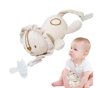 Porte-tétine Pocket Buddy - Doux compagnon de tétine, matériau confortable et sûr pour la peau, design | Cadeau idéal pour le shower 0, voyage, maison, berceau