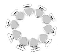 Porte-Tétine pour Bébé Multicolore en Métal Sucette Clips Pinces-Bretelles Clips de Jarretelle pour Anneaux de Dentition Jouets (#3)