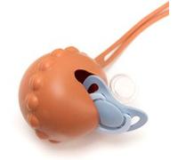 Porte tétine Safran - Amadeus - Orange - Silicone Orange G