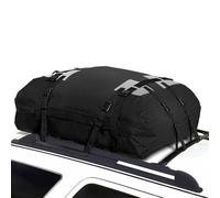 Porte-Toile De Toit, Porte-Cargaison De Cargaison De Toit, Porte-greffe De Voiture Flexible De 15 Pieds Cubes, Porte-Bagages Imperméable, 600D Sac À Toiture À Voiture Imperméable