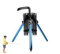 Porte-Toiles de pêche - Rack de Canne à pêche | Support de Cordon de Bateau | Soutenir Le trépied | Trépied de pêhe en en Aluminium | Soupçon Debout au Sol, Porte-pôles de chalutage, Cordon p