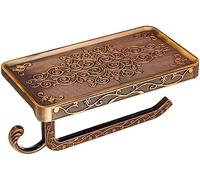 Porte-Toilettes avec étagère étagères de Salle de Bain Vintage Rol Antique sculptée pour Votre téléphone Portable, Porte-Serviettes, Support, boîtes de Soie
