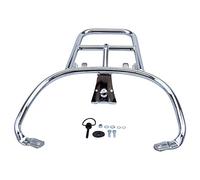 Porte-Top Case chromé Original arrière Compatible avec Vespa Primavera 50 125 150 Sprint 50 125 numéro d'article 1B000815