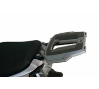 Porte top case en aluminium noir pour Moto Guzzi Stelvio/NTX 1200 (2008-2016)