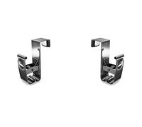 Porte torchon en inox pour tiroir - Lot de 4 - Argent - 5 cm X 2.5 cm X 7.2 cm - CALICOSY