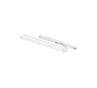 Porte-torchons coulissant - Largeur : 38 mm - Longueur : 442 mm - Matériau : Aluminium - Nombre de bras : 2 - Hauteur : 92 mm - Décor : Argent - ITAR