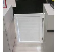 Porte tournante de café - Charnière à Fermeture Automatique à Un Seul vantail, adaptée aux allées de comptoir et aux Portes à mi-Hauteur, idéale pour Les Restaurants et Les cafés, Design Dur