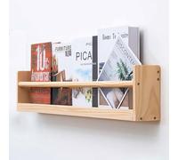 Porte-Traits de Magazine en Bois Mural, Support de brochure de Bureau de Salon, Porte-livret de Rangement de Livres indépendante pour la littérature, Organisateur de bibliothèque à brochure