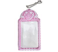 Porte-Traits De Photocard en Acrylique 3 Pouces Dentelle Bowknot Croix Id Carte Bancaire Carte De Bus Carte D'étudiant Carte D'étudiant Porte-Traits De Trèfle