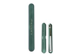 Porte-tube de brosse à dents - Récipient de brosse à dents de voyage portable | Boîte de rangement à brosse à dents respirante pour les voyages en plein air et l'utilisation professionnelle | Tube d'o