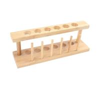 Porte-tubes à Essai en Bois Khaki pour Bar et Maison, Support Chic