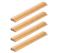 Porte-tuiles de Mahjong en bois avec poussoirs 4 Pièces Portables avec | Accessoires pour de table Mahjong pour Adultes Maison x Fête Club x Réunion