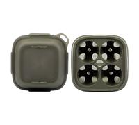 Porte-œufs de camping - Organiseur à 4 compartiments - Résistant aux chocs - Organiseur portable - Pour les randonneurs, les amateurs de plein air, les voyageurs, les aventures, le camping, les