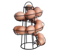 Porte-œufs en spirale, support de rangement de cuisine, peut contenir jusqu'à 18 œufs