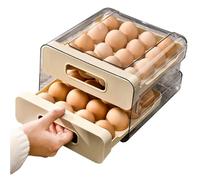 Porte-Œufs Pour Comptoir | Boîte Empilable Avec Couvercle | Range-Œufs Avec Distributeur - Pour Organisation Et Collecte À La Maison, Cuisine, Réfrigérateur, Garde-Manger, Ferme,