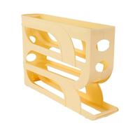 Porte-œufs pour réfrigérateur - 12,8 x 7,8 pouces Pp, conteneur peu encombrant, support coulissant à défilement automatique | Cuisine à la maison Cuisson des ingrédients de conservation Refroidisseur