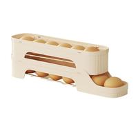 Porte-œufs Pour Réfrigérateur - Organisateur D'œufs À Roulement Automatique Peu Encombrant, Support À Plusieurs Niveaux | Distributeur De Réfrigérateur De Type Coulissant | Pour La Cuisine Et Les Armo