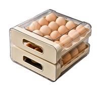 Porte-œufs pour réfrigérateur | Organiseur de type tiroir avec couvercle, boîte de rangement pour réfrigérateur, boîte de rangement pour la maison, la cuisine, le garde-manger, l'armoire, la ferme