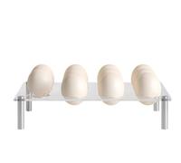 Porte-œufs pour table de cuisine, porte-œufs en acrylique transparent 12 | places | Conteneur pour réfrigérateur, cuisine, maison, organisation, rangement pour garde-manger et étagère